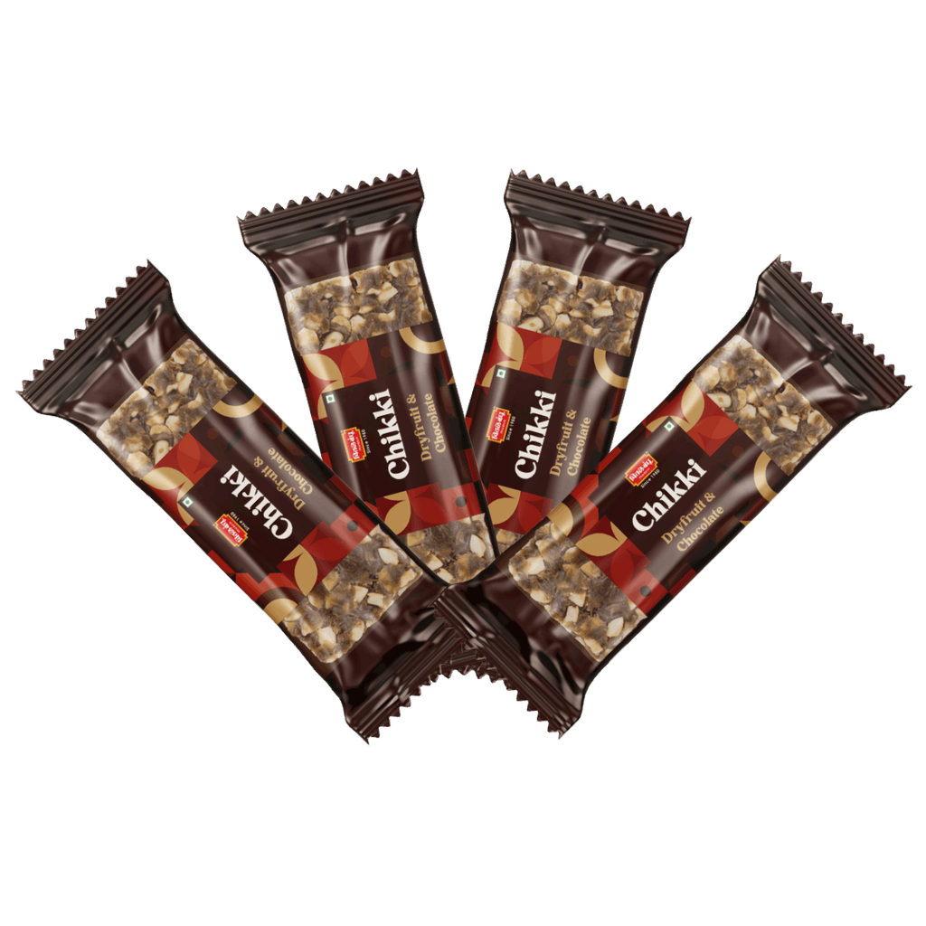 Dryfruit & Chocolate Chikki Pack of 4