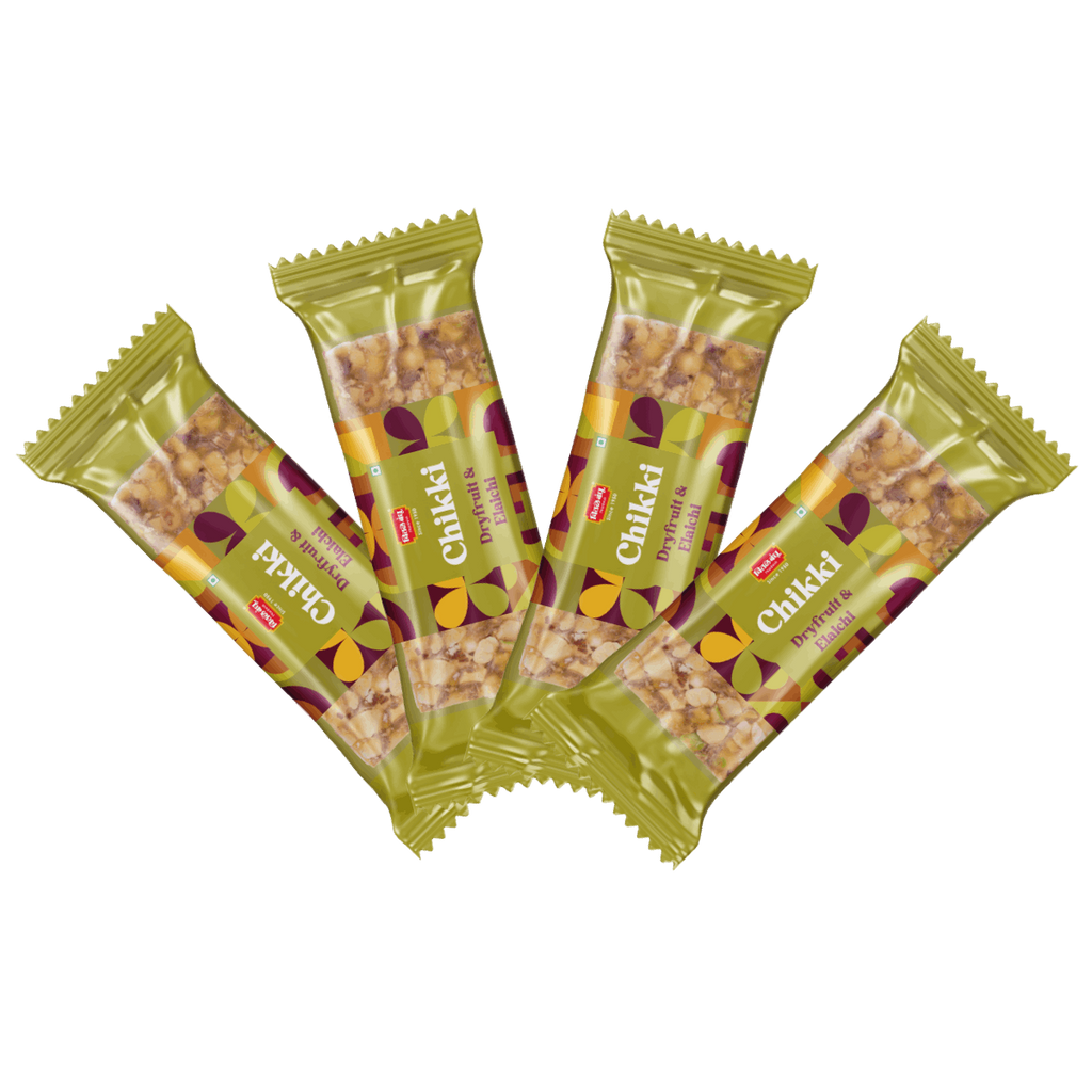 Dryfruit & Elaichi Chikki Pack of 4