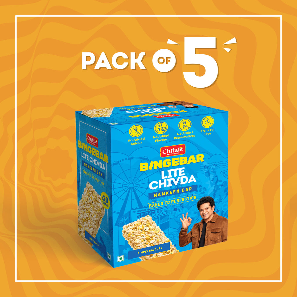 Bingebar Lite Chivda (Pack of 5)