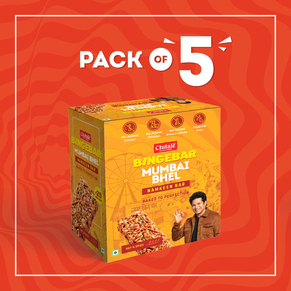 Bingebar Mumbai Bhel (Pack of 5)